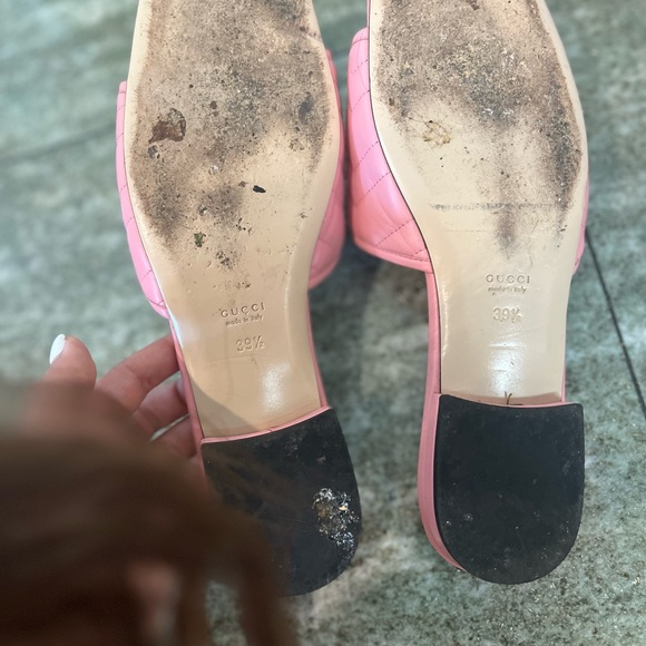 Authentic Pastel Pink Gucci Sandals - Picture 4 of 4